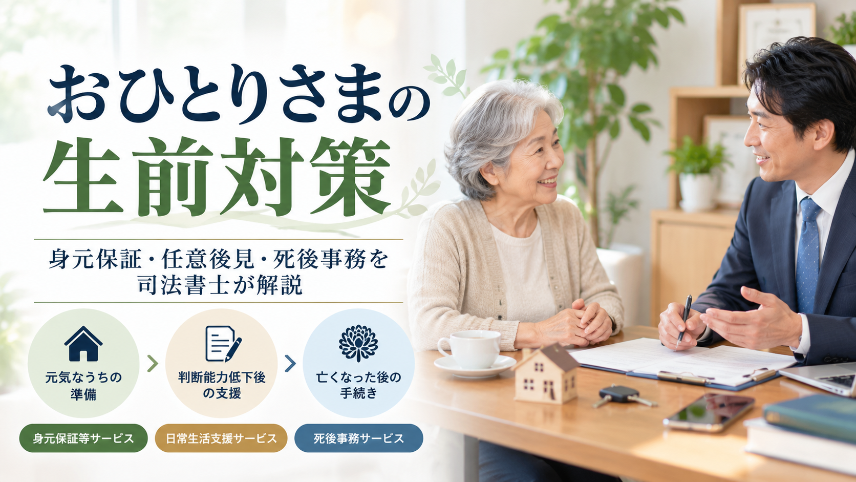 おひとりさまの生前対策とデジタル終活:3段階で備える安心の仕組み