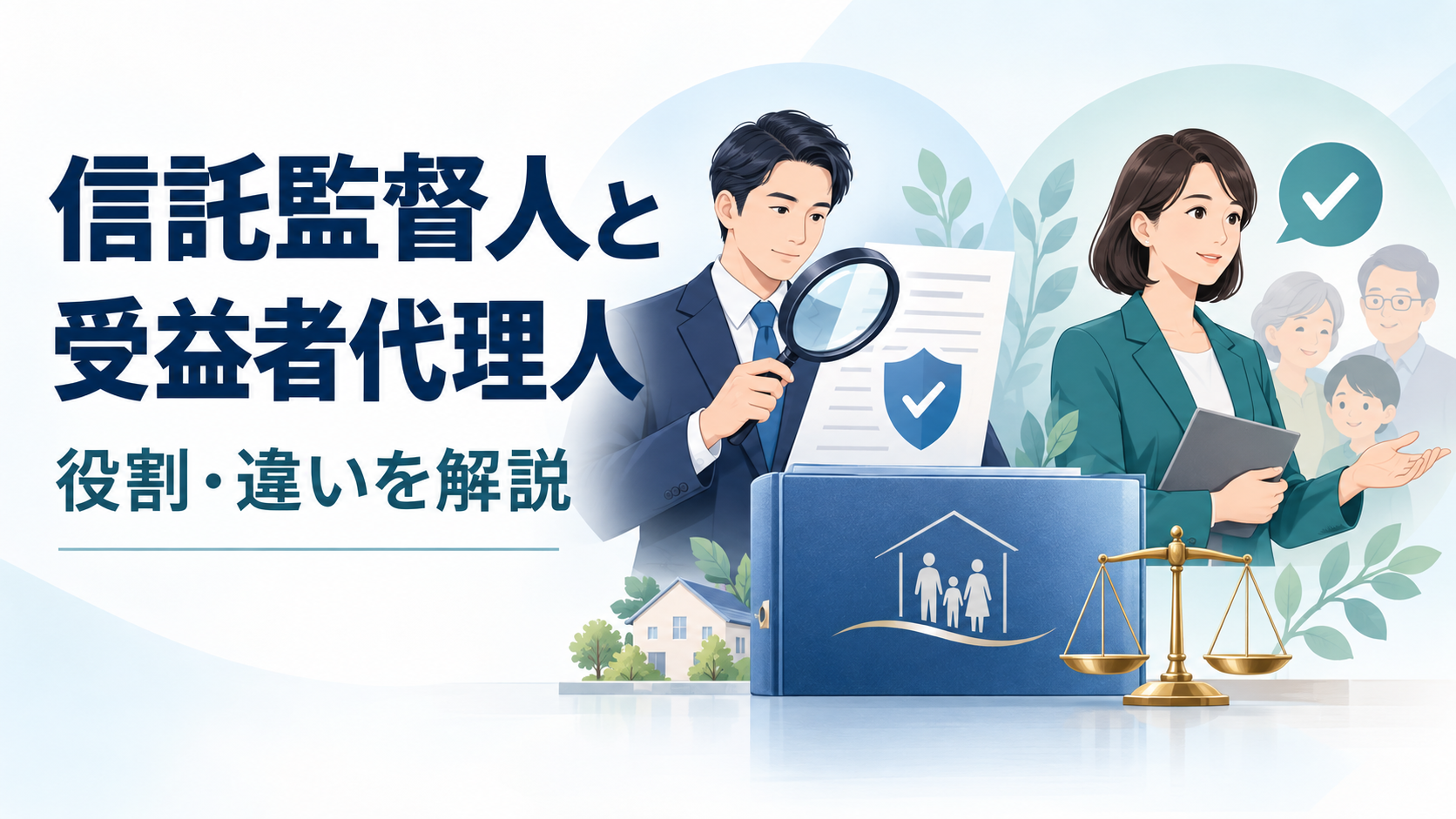 家族信託の信託監督人と受益者代理人とは？役割や違いを解説